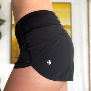Lululemon Speed Up Shorts Black Size 4